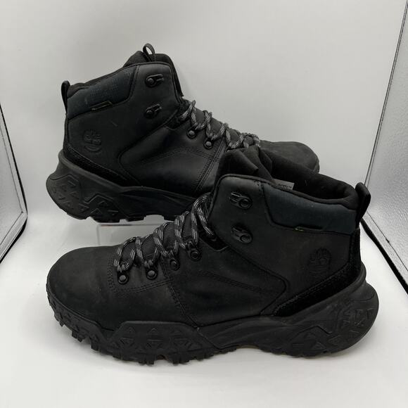 Timberland Men’s Scramble Mid Motion Black Boots size 10.5 - Picture 1 of 8